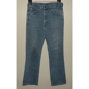 Vtg ‘81 Levi’s 517 Men’s Boot Cut Jeans 30 x 31 Blue Tab Gold Letters Moving On